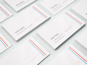 Business Card Design by kaze_ for Impact Coaching | Design: #7383397