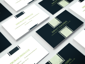 Diseño de Tarjeta de Presentación por kaze_ para Impact Coaching | Diseño: #7388942