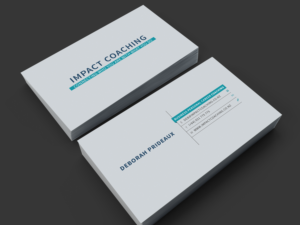 Diseño de Tarjeta de Presentación por kaze_ para Impact Coaching | Diseño #7514313