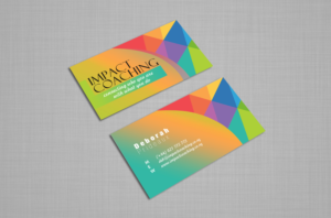 Diseño de Tarjeta de Presentación por Gfx.26™ para Impact Coaching | Diseño: #7423601