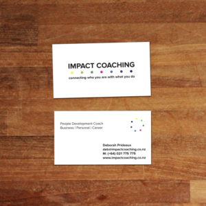Diseño de Tarjeta de Presentación por freegustavo para Impact Coaching | Diseño #7456934