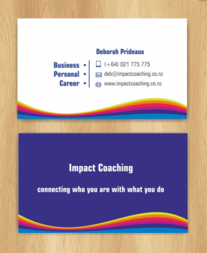 Diseño de Tarjeta de Presentación por IneseRo para Impact Coaching | Diseño: #7419133