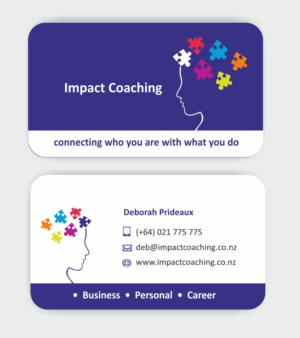 Diseño de Tarjeta de Presentación por IneseRo para Impact Coaching | Diseño: #7419209