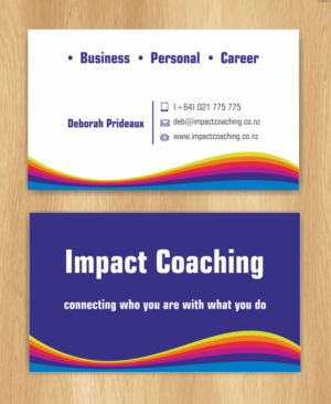 Business Card Design by IneseRo for Impact Coaching | Design: #7429592
