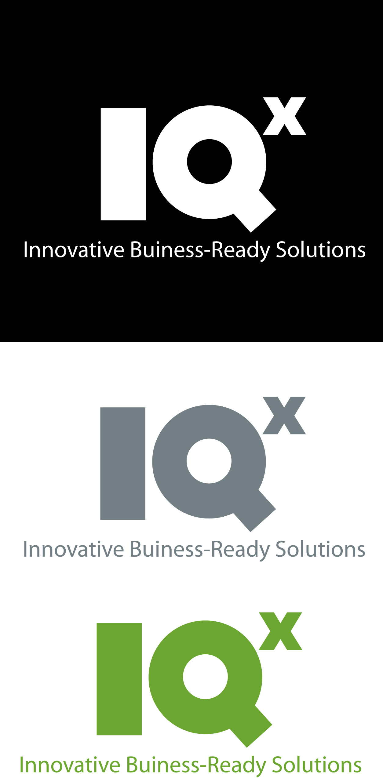 Logo Design by Jeff Long Design for IQX Business Solutions | Design #12227