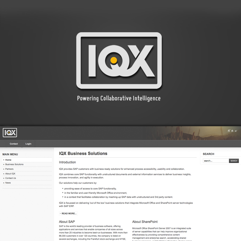 Logo Design by REX for IQX Business Solutions | Design #12817