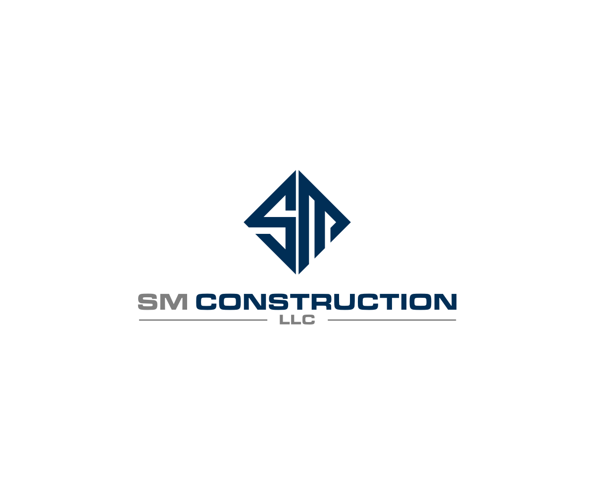 Construction Logo Design for SM Construction, LLC by karin Design