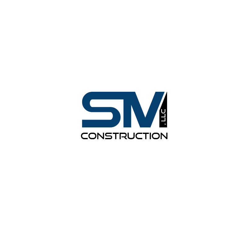 Construction Logo Design for SM Construction, LLC by Alchemist Design