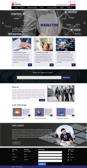 Web Design by kranthi.siriit for Nspire Marketing & Design | Design: #7511585