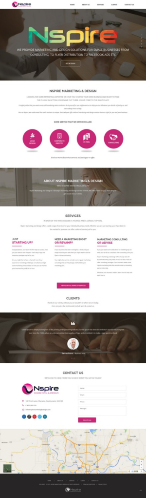 Web Design by pb for Nspire Marketing & Design | Design: #7423090