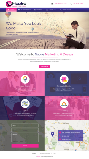 Web Design by rightway for Nspire Marketing & Design | Design: #7381653
