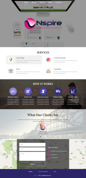 Web Design by rightway for Nspire Marketing & Design | Design: #7381695