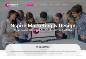 Web Design by Atom for Nspire Marketing & Design | Design: #7591740