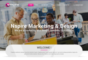 Web Design by Atom for Nspire Marketing & Design | Design: #7591747