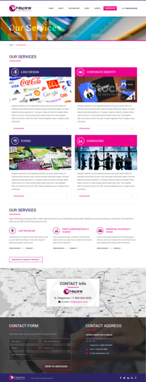 Web Design by Atom for Nspire Marketing & Design | Design: #7624708
