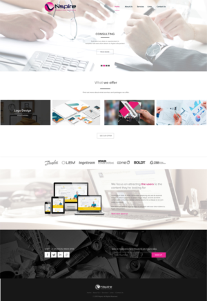 Web Design par Vikram M pour Nspire Marketing & Design | Design #7420773