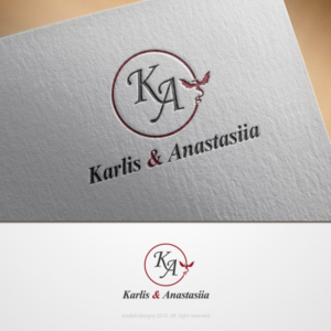 Logotype for a proffessional dance couple | Kunst-Design von madeli