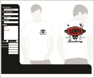T-shirt Design by kemdu for Centre d'arts martiaux Sampa  | Design: #7386978
