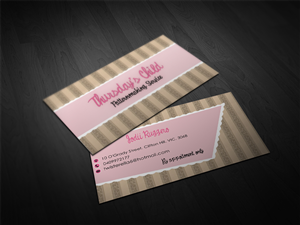 Patternmaking service (fashion) card design | Business Card Design by Cyanide Design