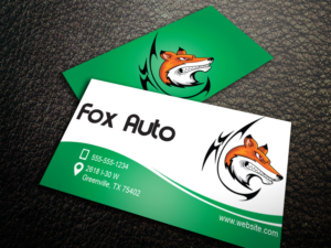 Design de Carte de Visite par Kingdom Graphic Designs pour Fox Auto | Design : #7393533