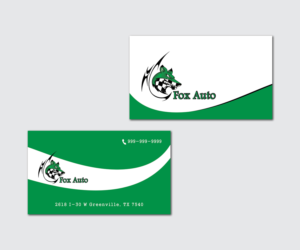 Diseño de Tarjeta de Presentación por dxp para Fox Auto | Diseño #7391826