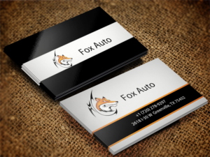 Design de Carte de Visite par Lanka Ama pour Fox Auto | Design : #7389466