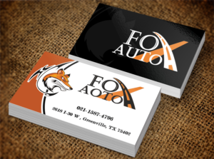 Design de Carte de Visite par Lanka Ama pour Fox Auto | Design : #7389473