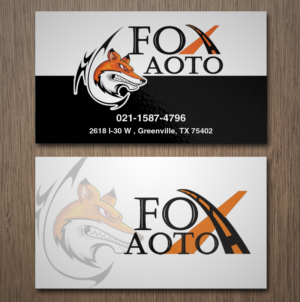 Design de Carte de Visite par Lanka Ama pour Fox Auto | Design : #7389474