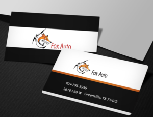 Design de Carte de Visite par Lanka Ama pour Fox Auto | Design : #7389477