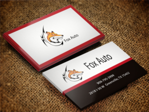Diseño de Tarjeta de Presentación por Lanka Ama para Fox Auto | Diseño: #7389479