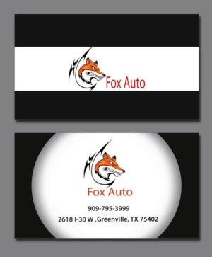 Diseño de Tarjeta de Presentación por Lanka Ama para Fox Auto | Diseño: #7389480
