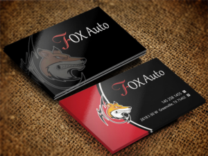 Business Card Design by Lanka Ama for Fox Auto | Design: #7393554
