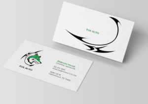 Diseño de Tarjeta de Presentación por GlamGuru para Fox Auto | Diseño #7395106