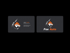 Business Card Design by Creations Box 2015 for Fox Auto | Design: #7406374