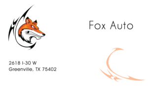 Design de Carte de Visite par Dwi Triono pour Fox Auto | Design : #7395584