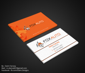 Design de Carte de Visite par Daim Designs pour Fox Auto | Design : #7399610
