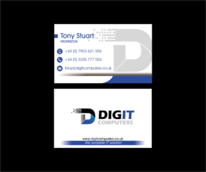 Business Card Design by Heri Susanto for Digit Computers Ltd | Design: #7389655