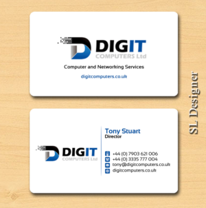 Business Card Design by SL Designer for Digit Computers Ltd | Design: #7449496
