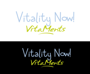 PUT ON TOP: Vitality Now!    THEN PUT UNDERNEATH: VitaMents | Logo Design by blue eye