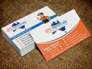 Visitenkarten-Design von Lanka Ama für BPE Removals | Design: #9463493