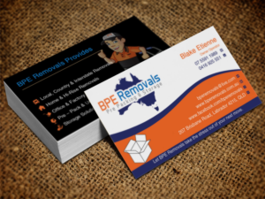 Visitenkarten-Design von Lanka Ama für BPE Removals | Design: #9463497