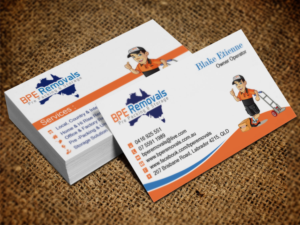 Business Card Design by Lanka Ama for BPE Removals | Design: #9463512