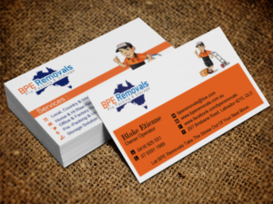Business Card Design by Lanka Ama for BPE Removals | Design: #9463515
