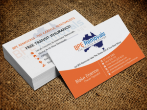 Business Card Design by Lanka Ama for BPE Removals | Design: #9463526