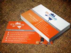 Business Card Design by Lanka Ama for BPE Removals | Design: #9463528
