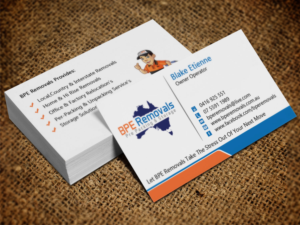Business Card Design by Lanka Ama for BPE Removals | Design: #9463533