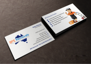 Business Card Design by Creations Box 2015 for BPE Removals | Design: #9469065