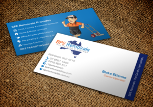 Business Card Design by chandrayaan.creative for BPE Removals | Design: #9468095