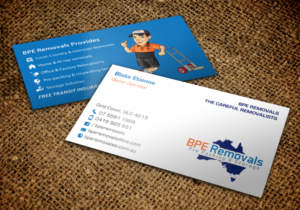 Business Card Design by chandrayaan.creative for BPE Removals | Design: #9468096