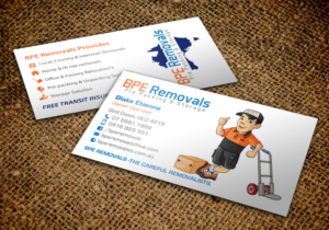 Business Card Design by chandrayaan.creative for BPE Removals | Design: #9468097